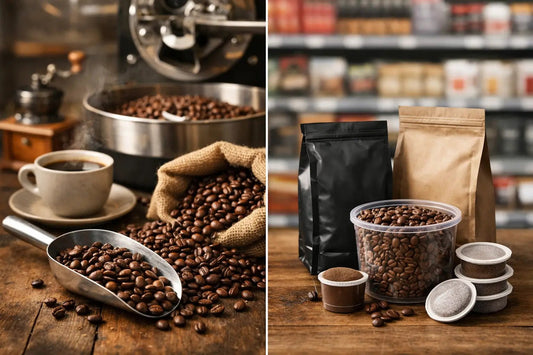 Freshly Roasted Coffee vs Grocery Store - Forever Brew 