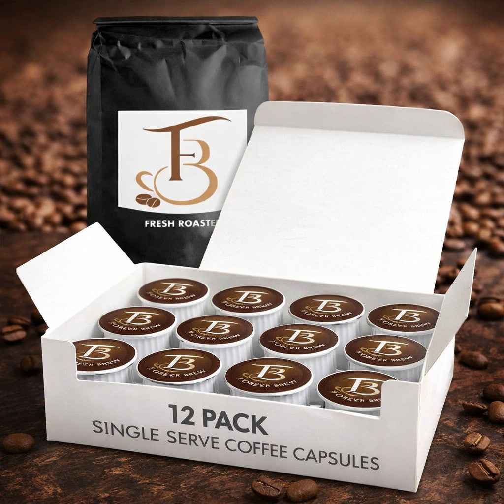 12 Pack Single Serve Coffee Capsules – Original Roast Premium Blend