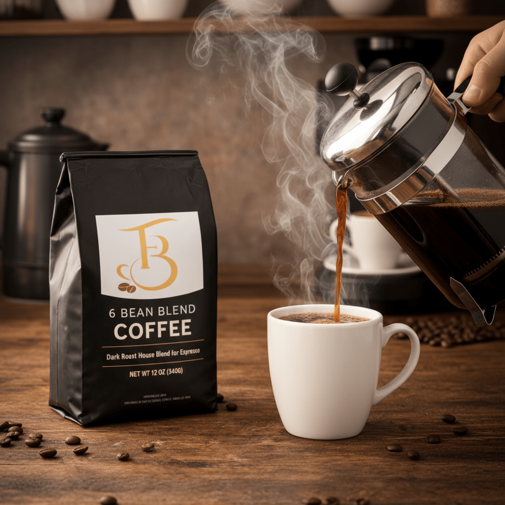 Forever Brew dark roast 6 Bean Blend coffee beans