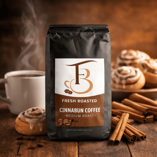 Cinnabun Coffee – Medium Roast with Natural Cinnamon Roll Flavor by Forever Brew