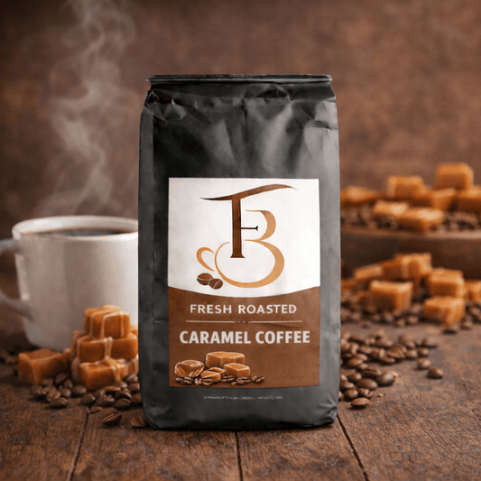 Caramel Coffee – Smooth Flavored Arabica Blend, Fresh Roasted by Forever Brew