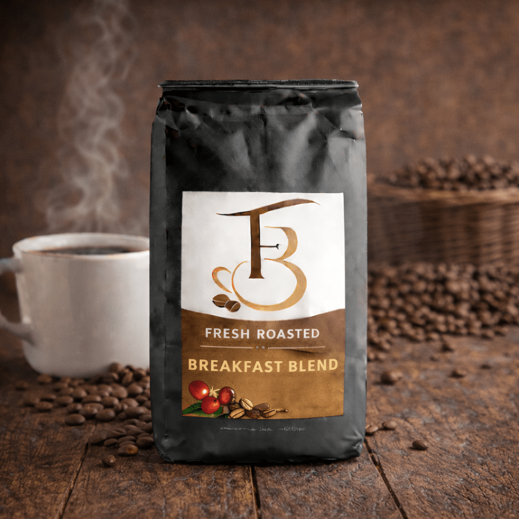Breakfast Blend Coffee – Medium Roast with Smooth South American Flavor by Forever Brew