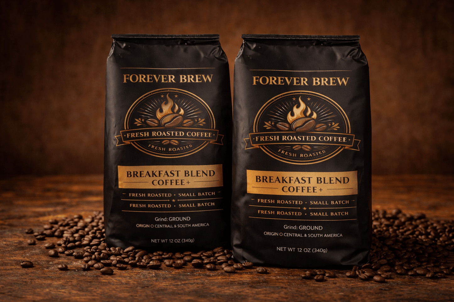 Forever Brew 2-Bag Breakfast Blend Coffee Bundle
