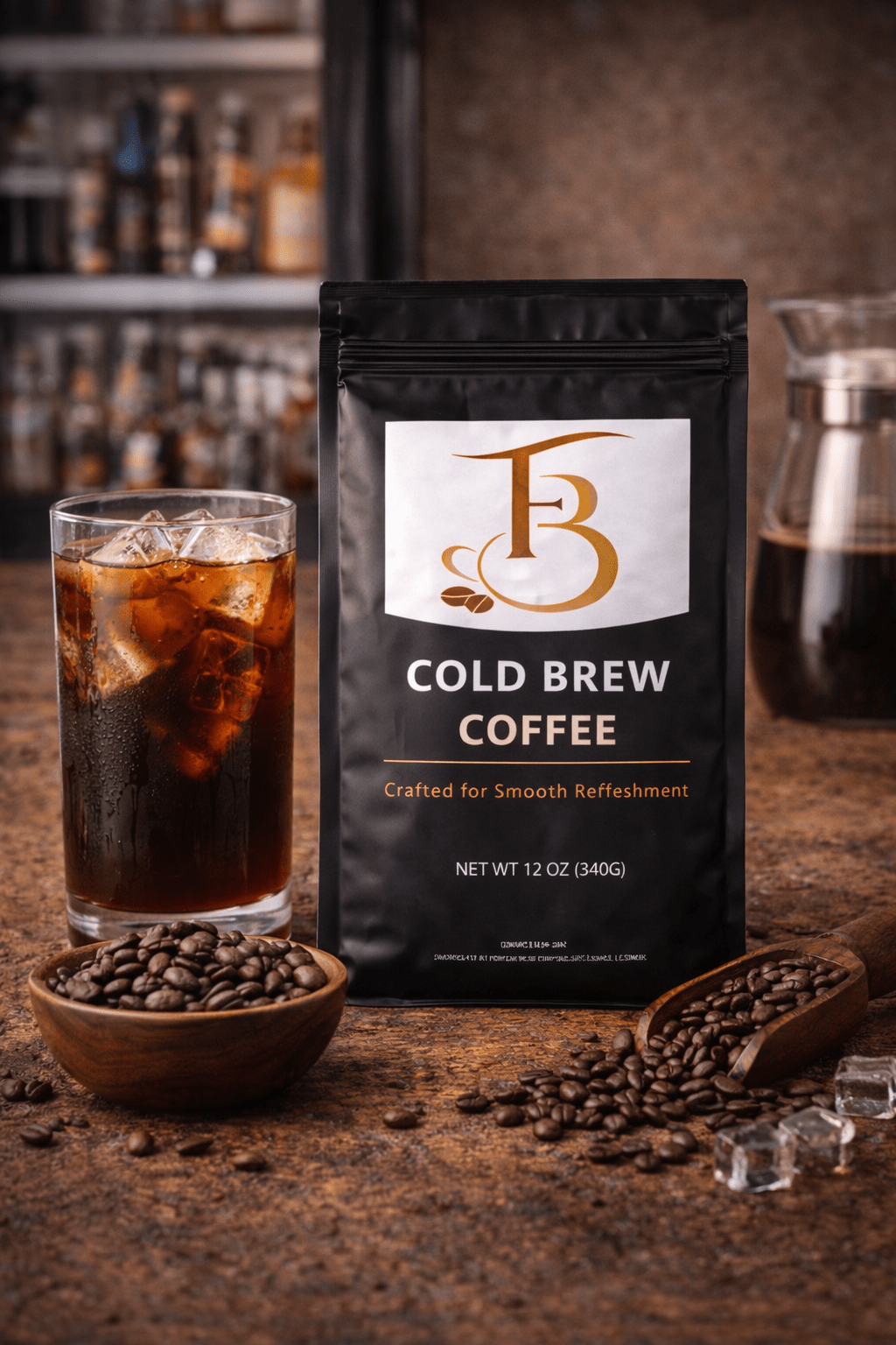 Cold Brew Coffee – Medium Roast with Chocolate, Toffee and Floral Notes by Forever Brew