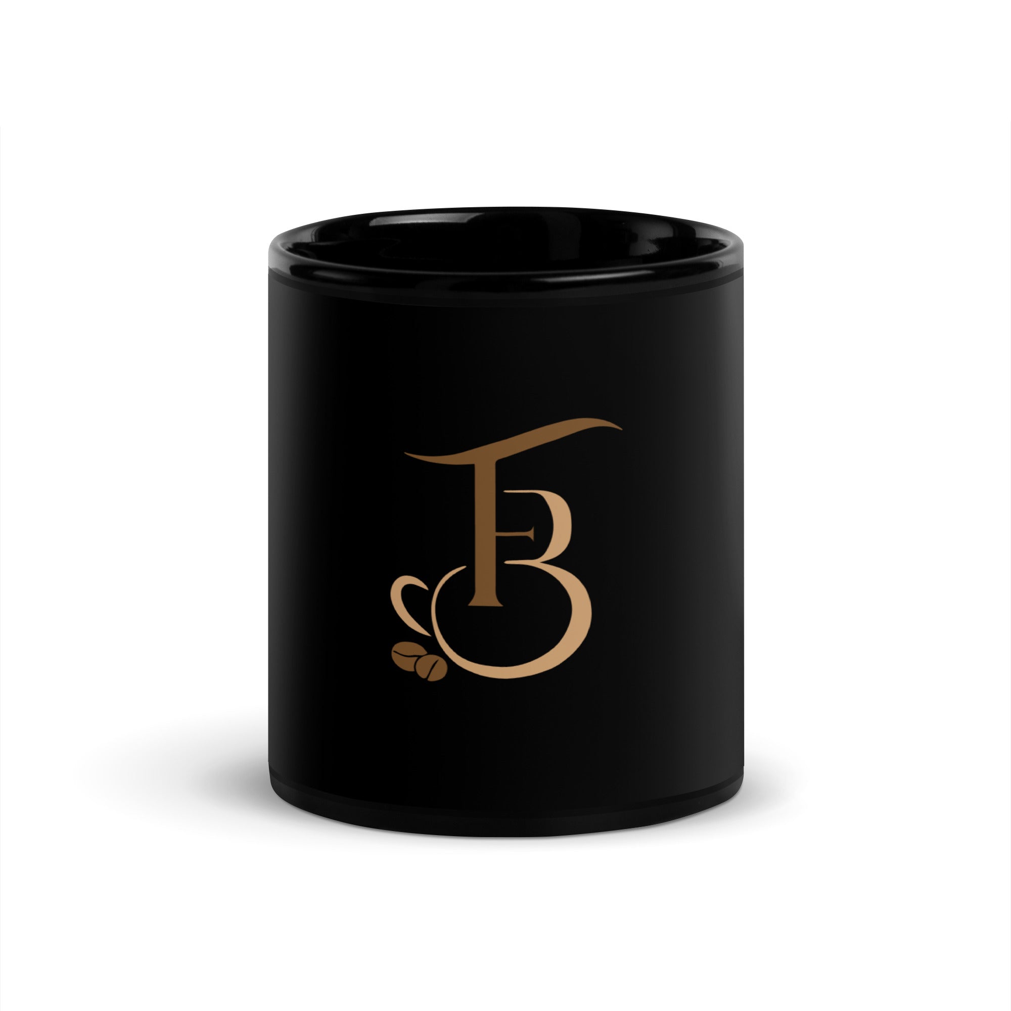 Black Glossy Mug  – Minimalist Coffee & Tea Mug