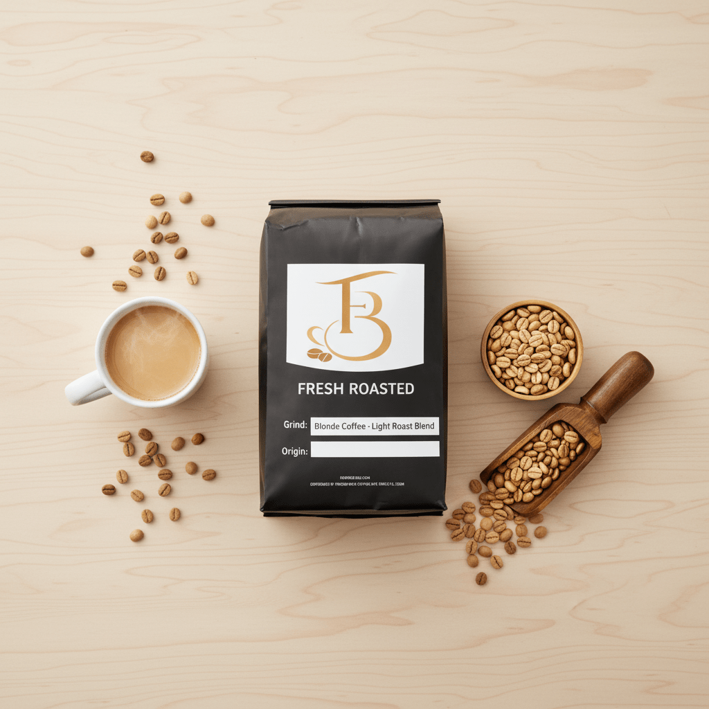 Forever Brew Blonde Coffee Bag – Fresh Roasted Light Roast Coffee Blend