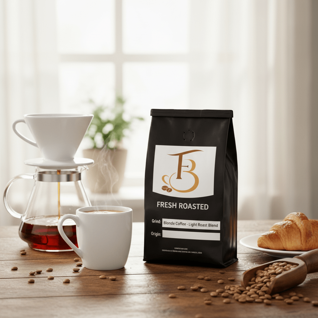 Forever Brew Blonde Coffee Bag – Fresh Roasted Light Roast Coffee Blend