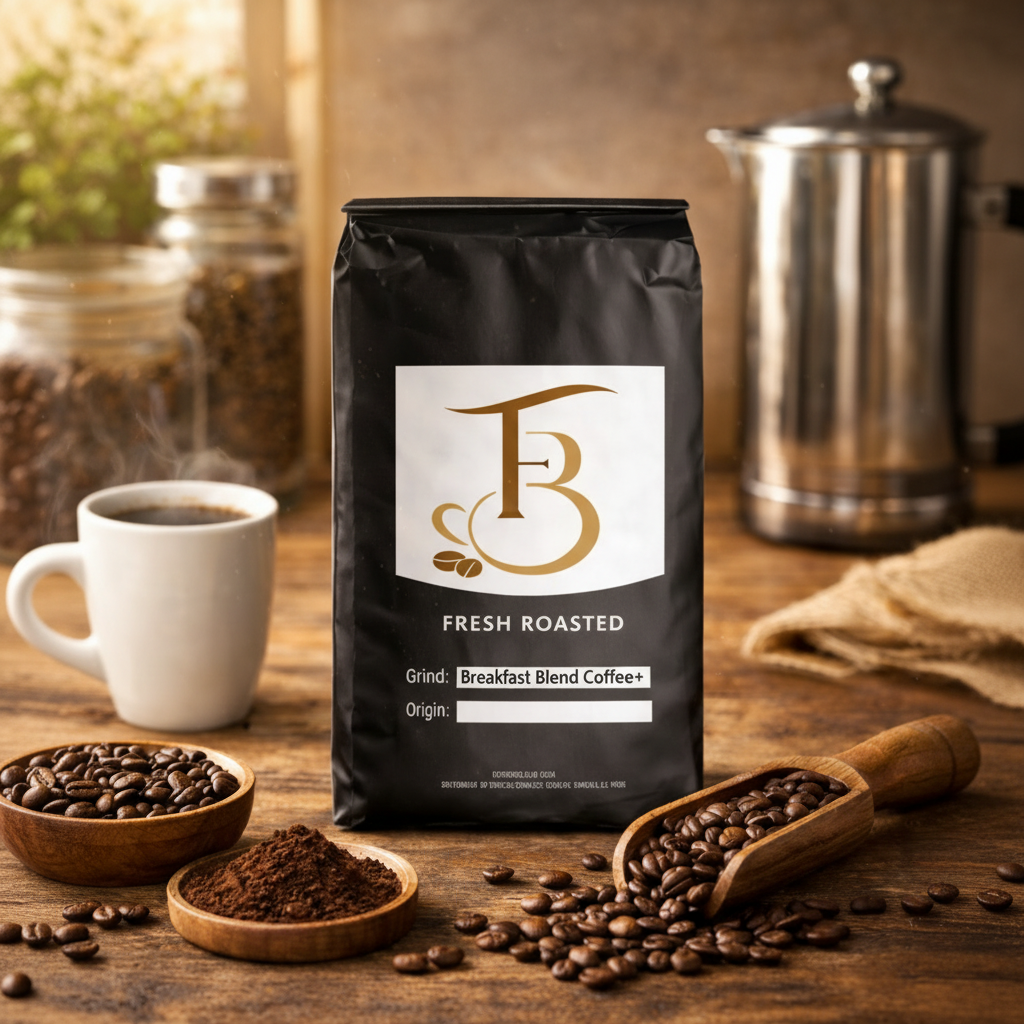 Breakfast Blend Coffee+ Hero