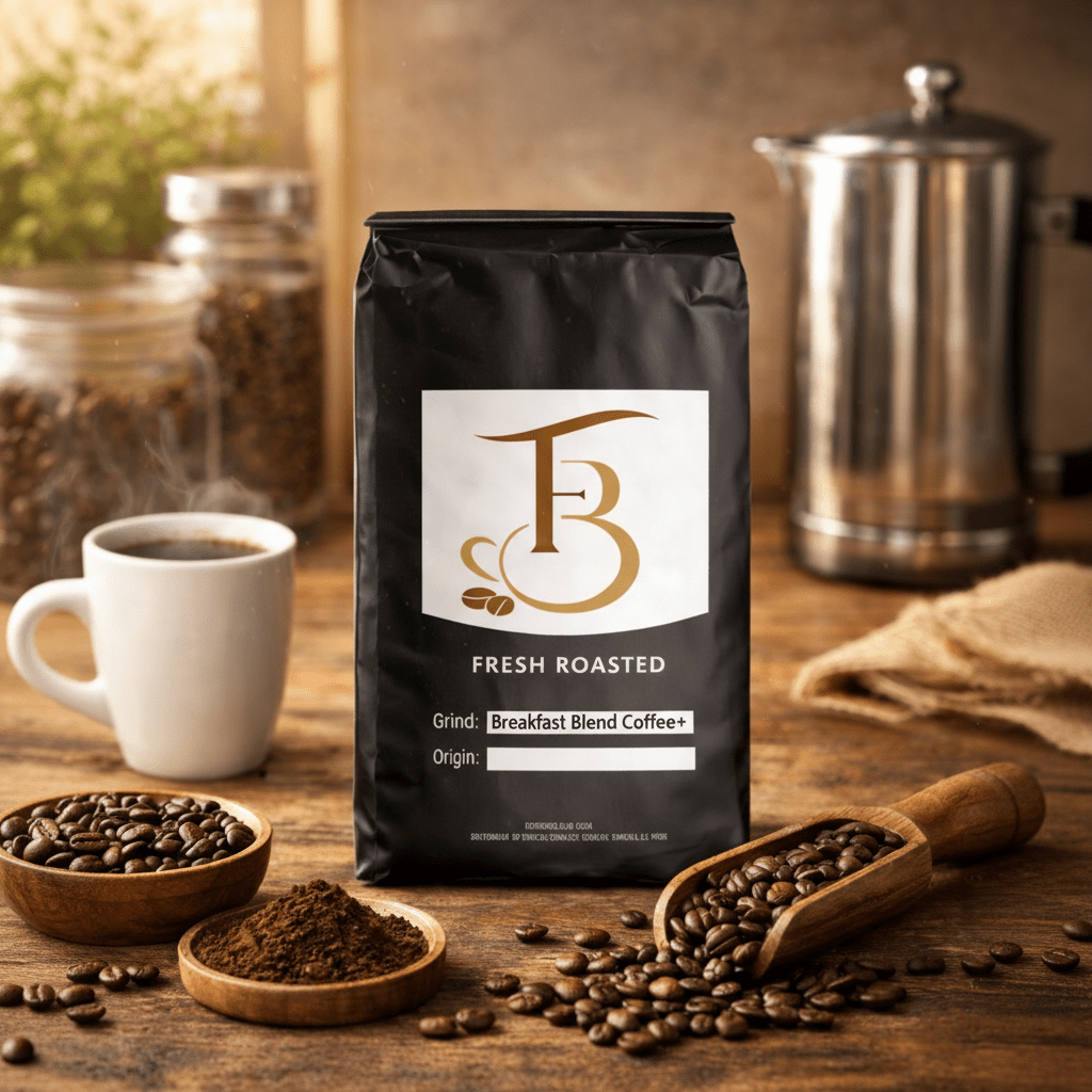 Breakfast Blend Coffee Plus bag by Forever Brew