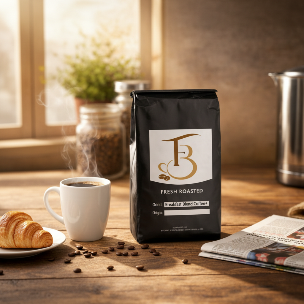 Breakfast Blend Coffee+ Morning Scene