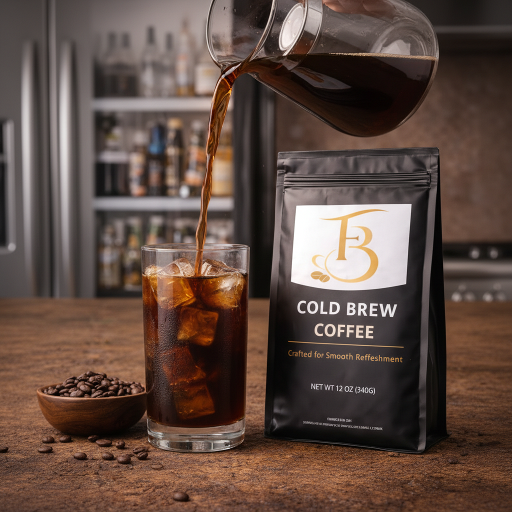 Cold Brew Coffee - Pour Action