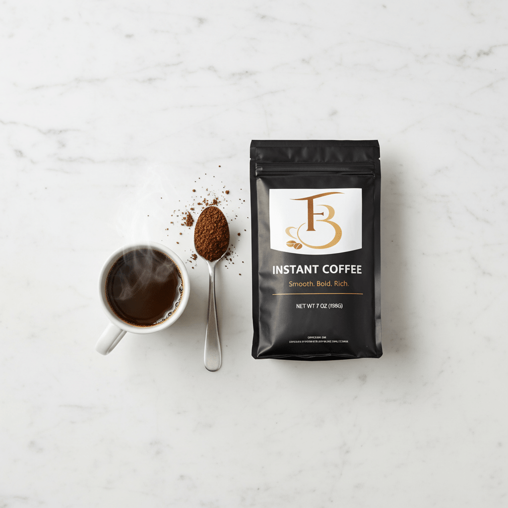 Forever Brew instant coffee served in seconds