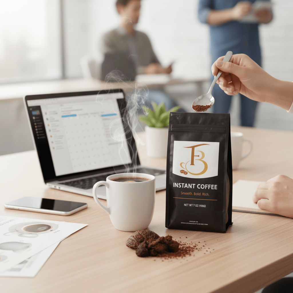 Instant Coffee bag by Forever Brew