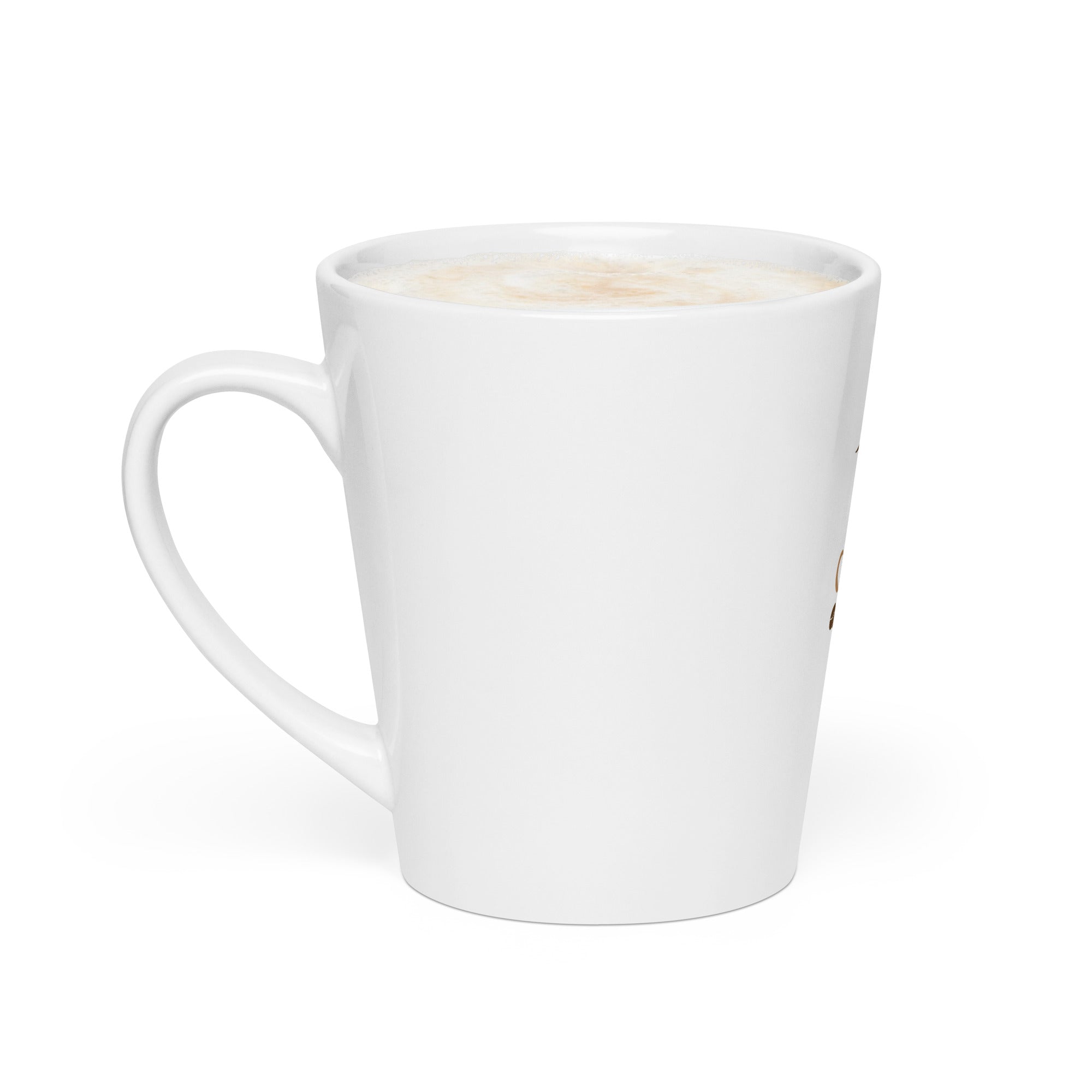 White Ceramic Latte Mug – Your Daily Sip of Joy