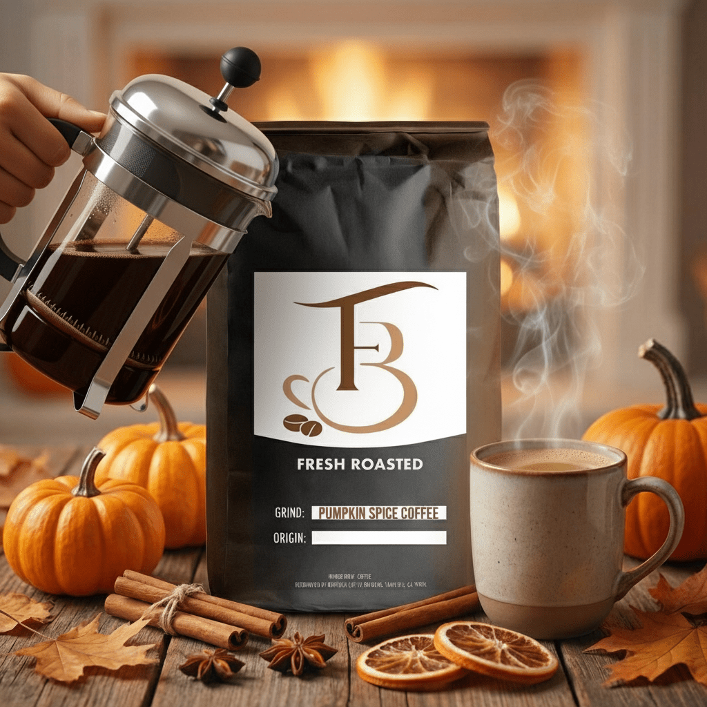 Pumpkin Spice Coffee – Fall Flavored Medium Roast | Fresh Roasted Coffee by Forever Brew, Forever Brew Pumpkin Spice Coffee