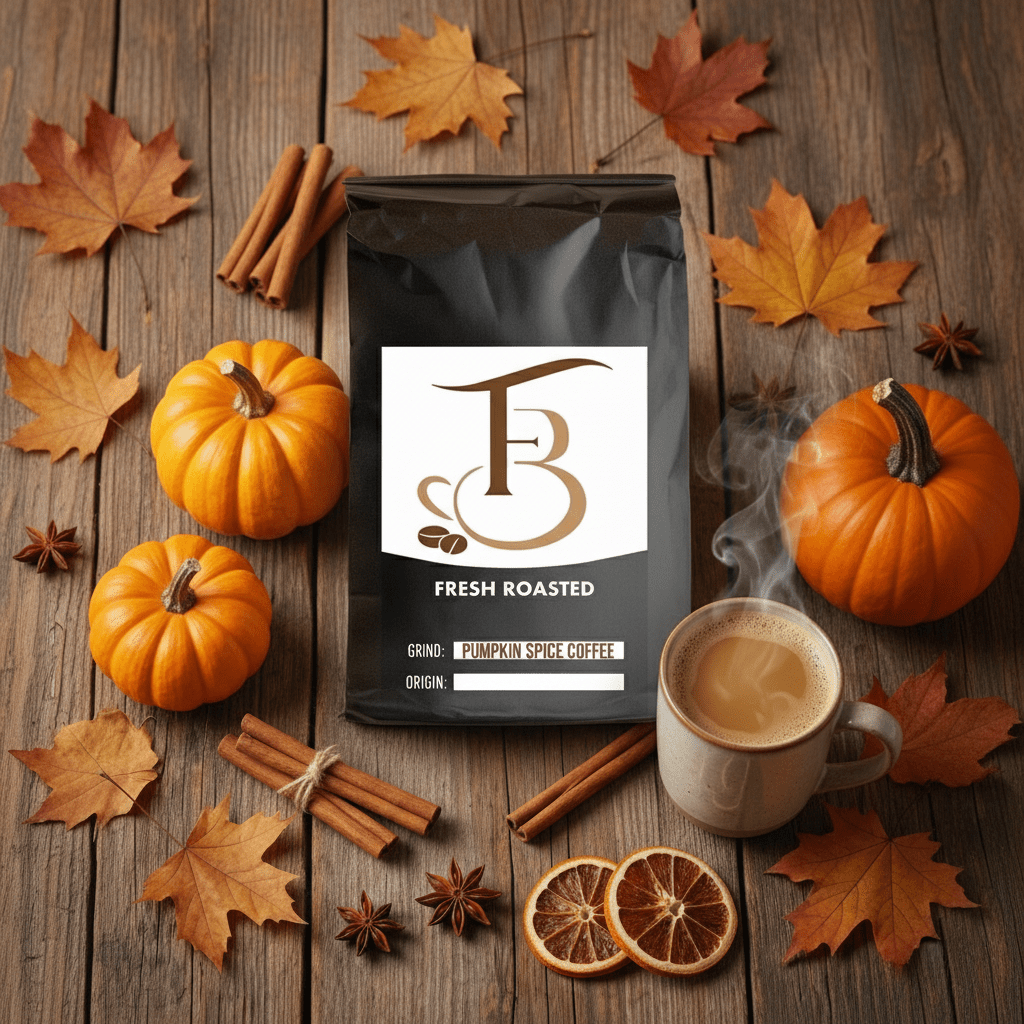 Pumpkin Spice Coffee – Fall Flavored Medium Roast | Fresh Roasted Coffee by Forever Brew, Forever Brew Pumpkin Spice Coffee