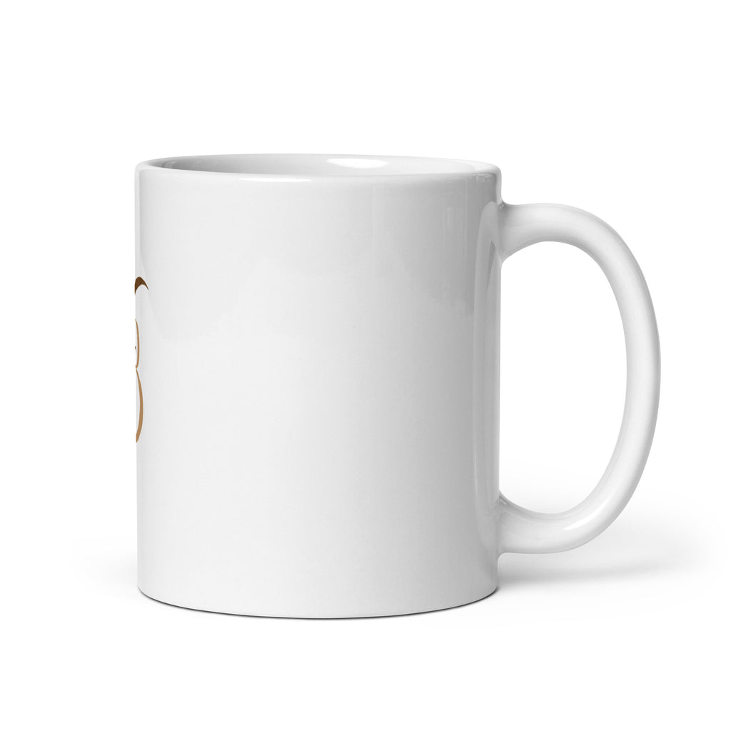 White Glossy Mug - Perfect Gift for Coffee Lovers